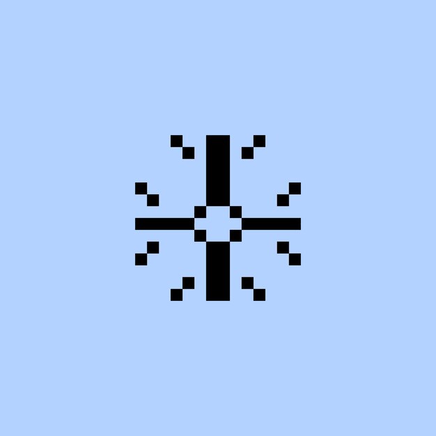 estallido vectorial de estilo bit estrella establecido
