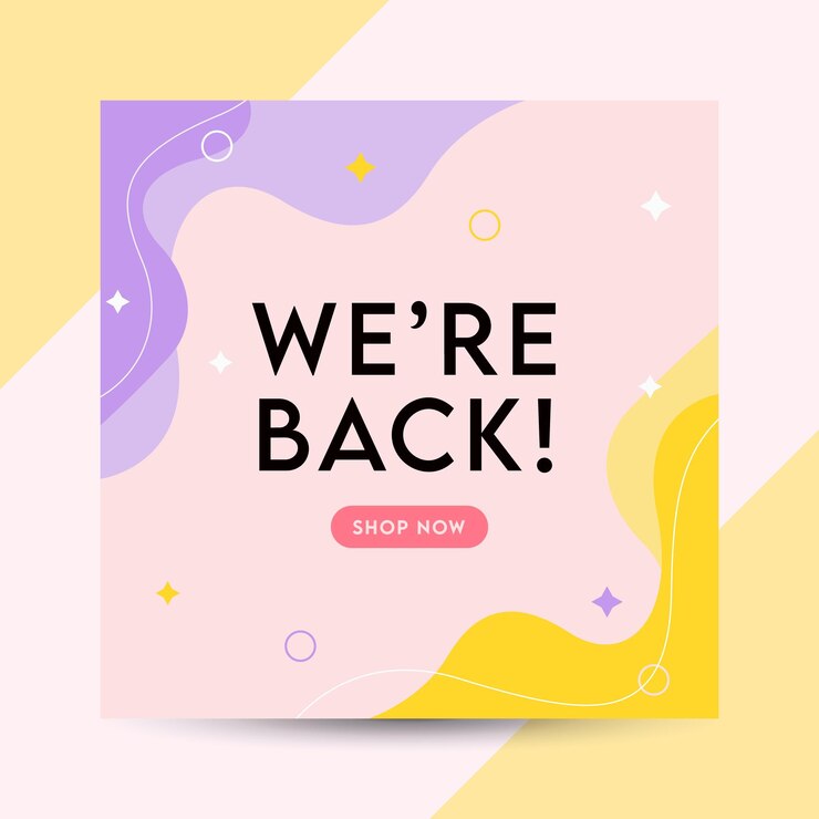Estamos de vuelta con la plantilla vectorial de publicaciones de Instagram