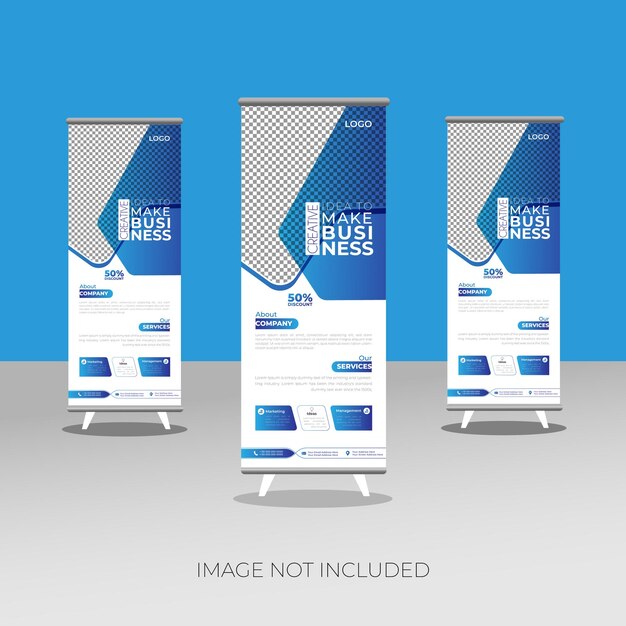 Estampa de diseño de banner enrollado elegante