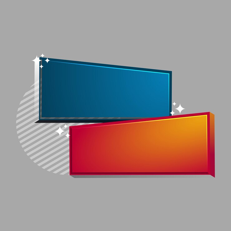Vector estampa de diseño en blanco de la etiqueta de la bandera de venta de origami