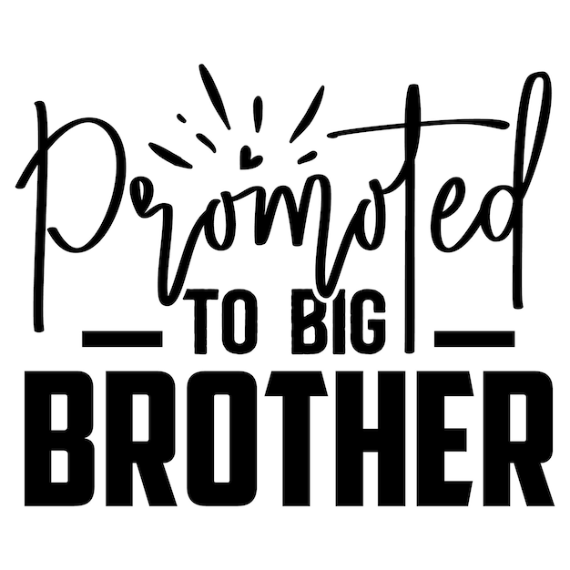 Estampa de diseño de camisetas de hermano y hermana