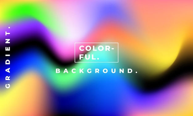 Estampa de fondo abstractamente colorida para copiar el espacio con diseño de gradiente líquido