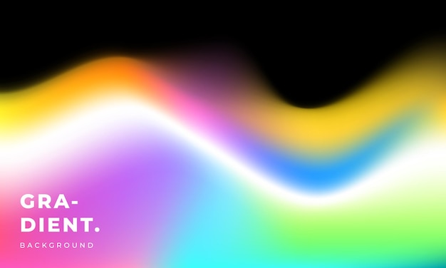 Estampa de fondo abstractamente colorida para copiar el espacio con diseño de gradiente líquido