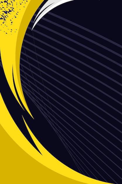 Estampa de fondo deportivo diseño abstracto para fútbol fútbol carreras de juegos color amarillo EPS10