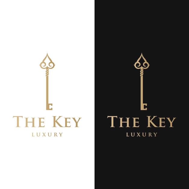 Estampa de logotipo de casa de lujo retro o hotel o propiedad inmobiliaria con idea creativa