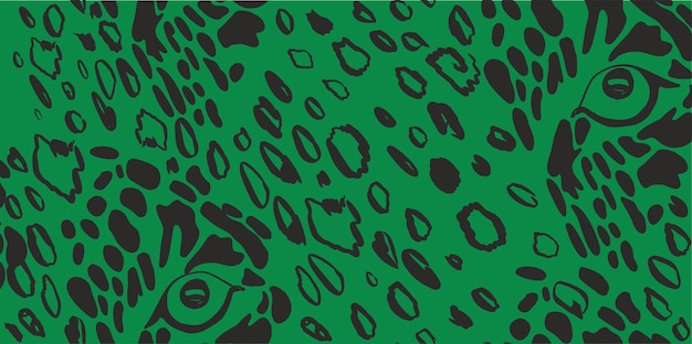 Estampado animal vectorial Diseño de patrón de leopardo sin costuras para web de tela y embalaje textil