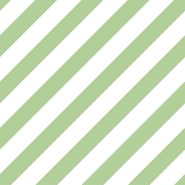 Estampado sin costuras de rayas oblicuas verdes y blancas