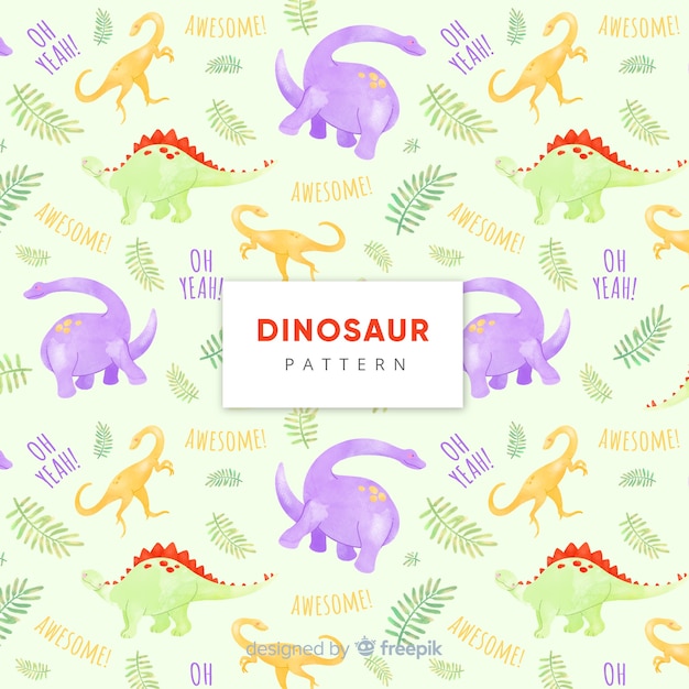 Estampado de dinosaurios