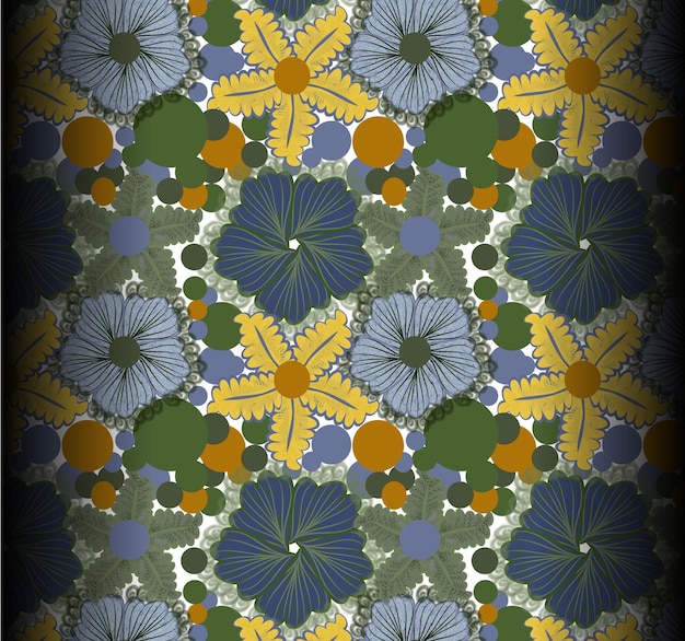 Estampado floral sin costuras