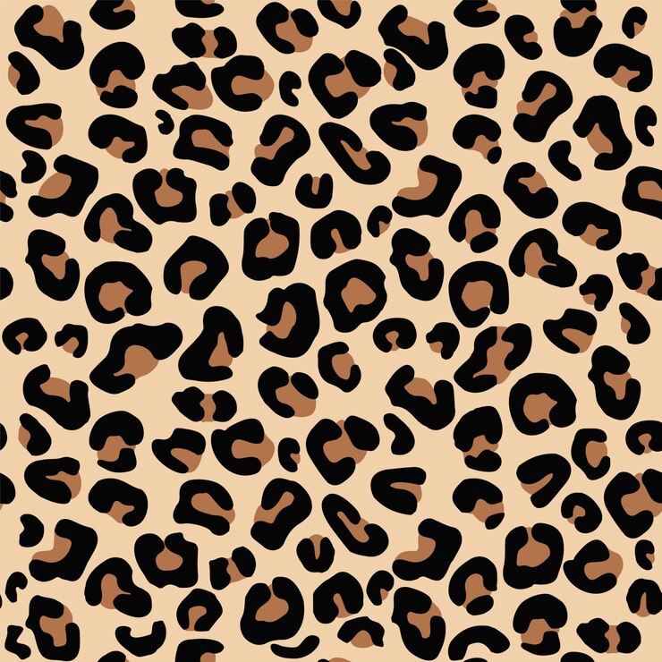 Vector estampado de leopardo sin costuras.