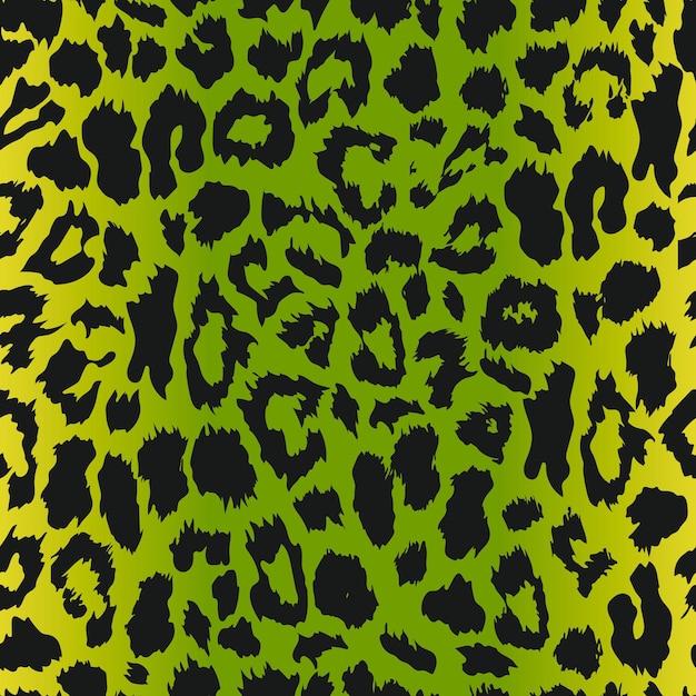 Estampado de leopardo inconsútil Fondo de textura de patrón vectorial