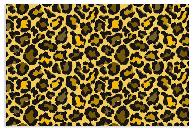 estampado de leopardo patrón sin costura estampado animal para tela