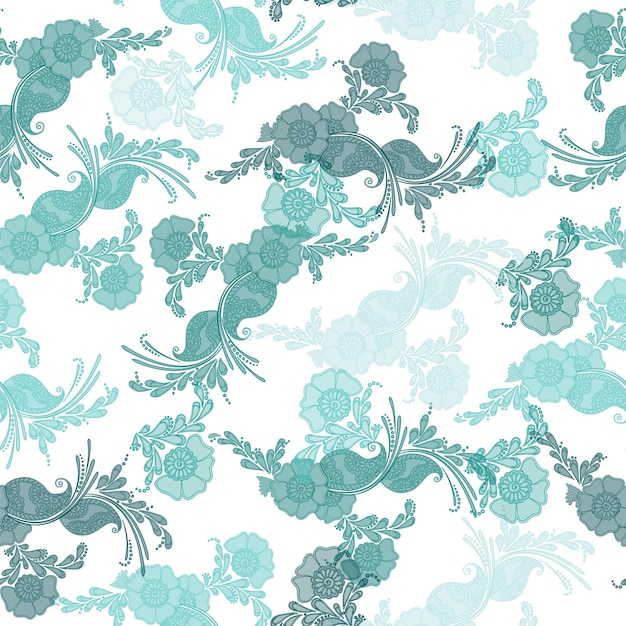Estampado de margaritas de colores florales Patrón sin costuras de flores silvestres de acuarela