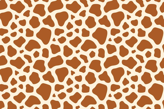 Estampado de piel de vaca Diseño clásico de textura animal