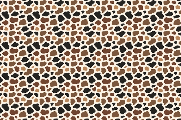 Estampado de piel de vaca Diseño clásico de textura animal