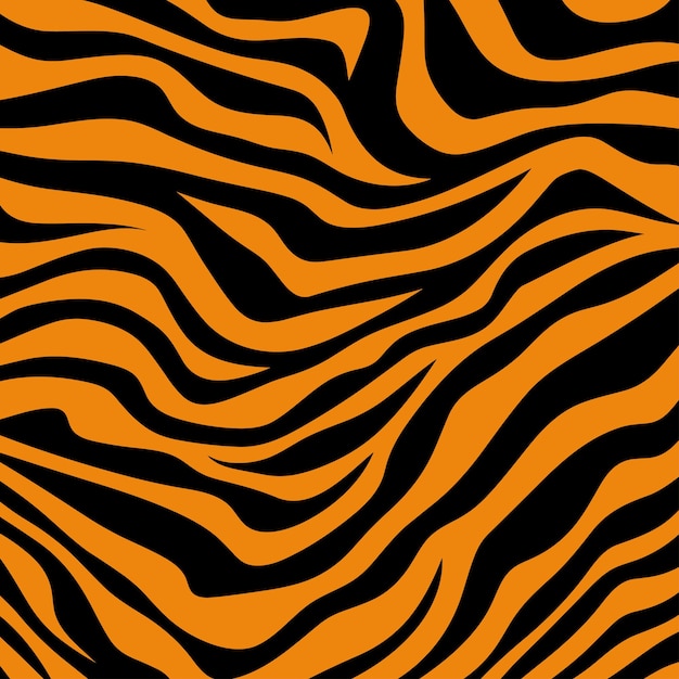 Estampado de rayas de tigre