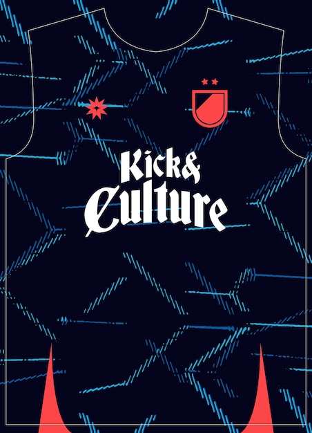 Estampado de sublimación de camiseta de fútbol de patrón negro de neón ardiente