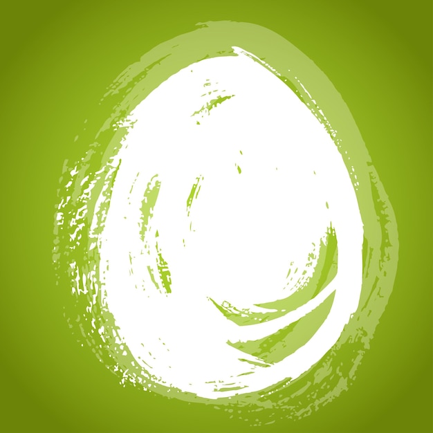 Estampado de textura en forma de huevos de pascua sobre un fondo verde 2