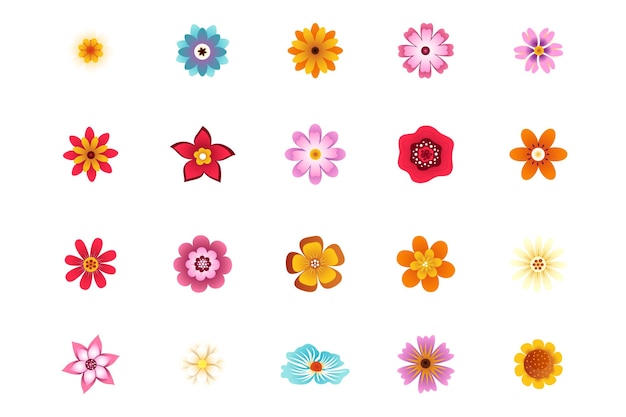 Estampillas de flores
