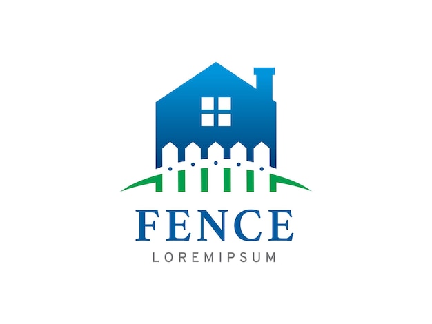 Estándar de símbolo o icono del logotipo de la valla o de la casa