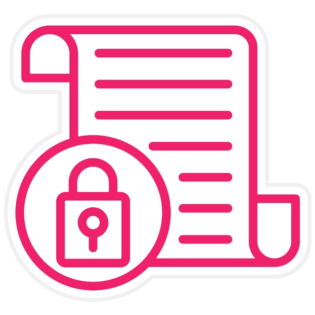 Estándares cibernéticos de diseño vectorial Estilo de icono