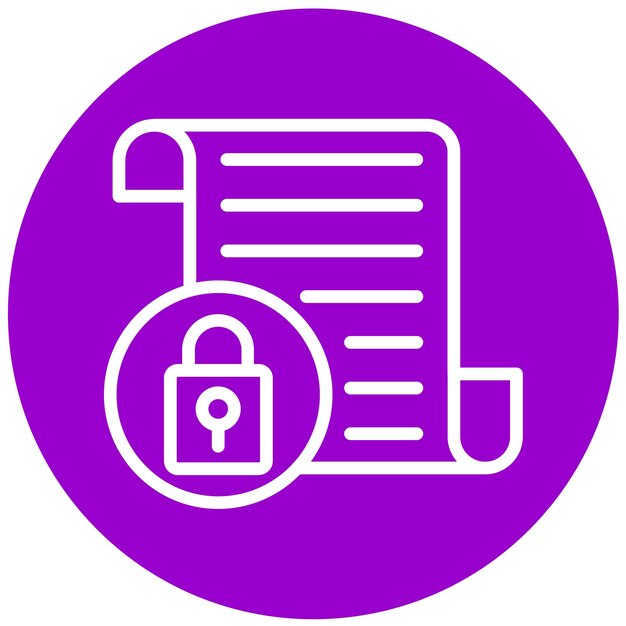 Estándares cibernéticos de diseño vectorial Estilo de icono