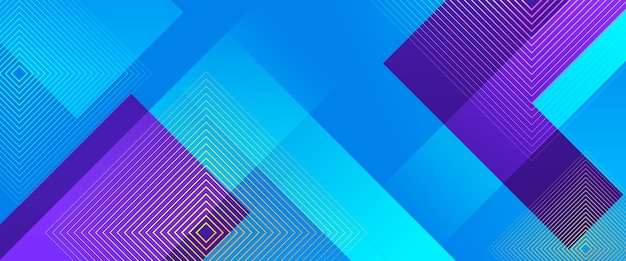 Estandarte abstracto azul y púrpura con formas Para estandarte de negocios telón de fondo formal voucher de prestigio lux invita papel tapiz y fondo