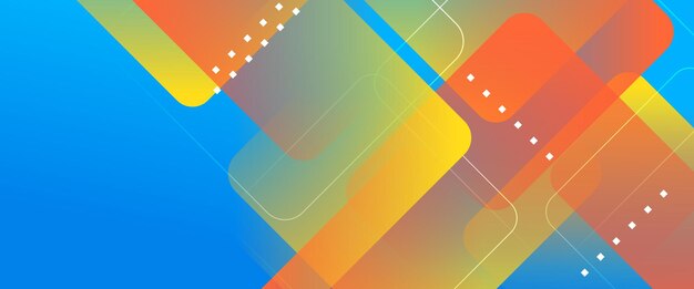 Estandarte abstracto de forma geométrica minimalista colorida Para estandarte de negocios telón de fondo formal voucher de prestigio lux invita papel tapiz y fondo