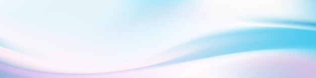 Estandarte abstracto moderno y minimalista con una onda azul que fluye