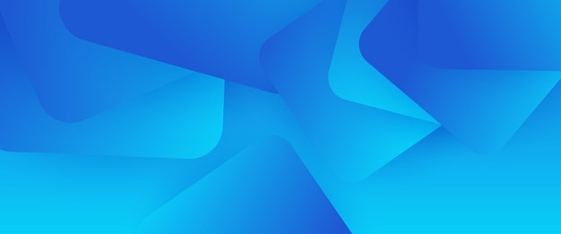 Estandarte abstracto moderno de vector azul con formas para estandares de sitios web, folletos, carteles, folletos y portadas
