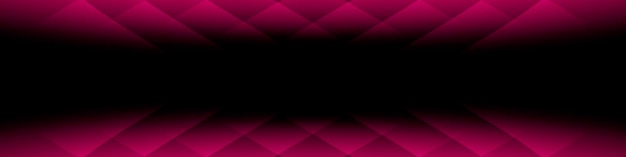 Estandarte abstracto negro con malla de gradiente rosa Diseño futurista