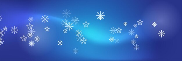 Estandarte de año nuevo con copo de nieve de invierno de Navidad Ilustración vectorial presentación gráfica abstracta diseño estandarte patrón plantilla web de fondo