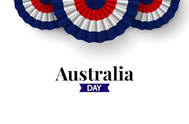 Estandarte de la celebración del Día de Australia.