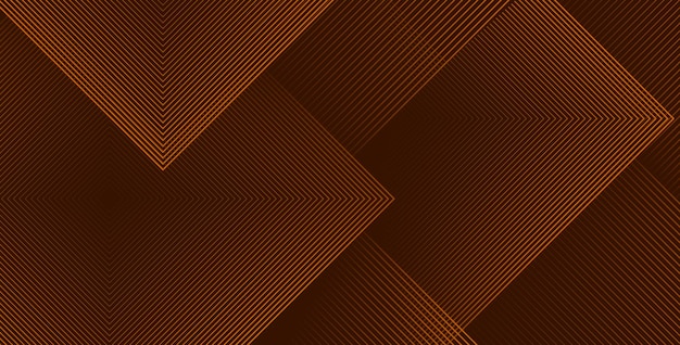 estandarte de color marrón abstracto con línea de rayas geométricas diseño artístico fondo de diseño futurista