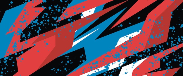 Estandarte deportivo de velocidad abstracto vectorial colorido Estandarte de carreras de rayas abstractas gráficas Diseños de kits de estandarte para vehículos de carreras, carreras, rallyes, aventuras y librea