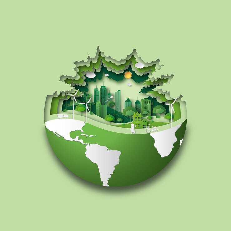 estandarte del día mundial del medio ambiente