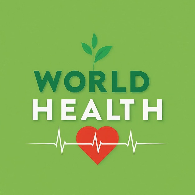 Vector estandarte del día mundial de la salud