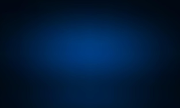 Estandarte de estudio de lujo con fondo de gradiente azul oscuro suave