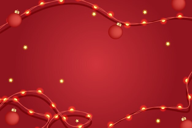 Estandarte de Feliz Navidad con decoración navideña