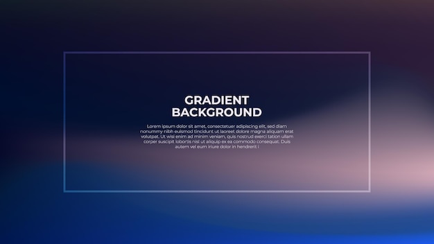 Estandarte de fondo de diseño de gradiente de lujo abstracto