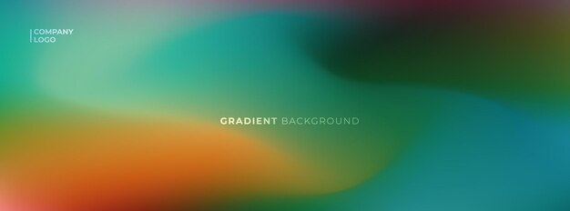 Estandarte de fondo de diseño de gradiente de lujo abstracto