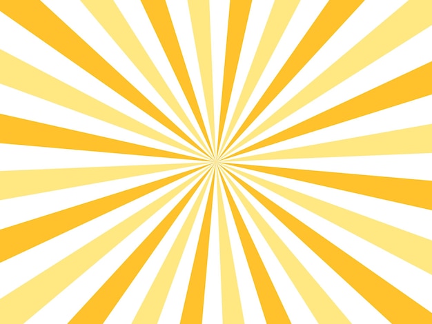 Estandarte de fondo con rayos de sol plantilla rayo de sol tonos blancos y amarillos