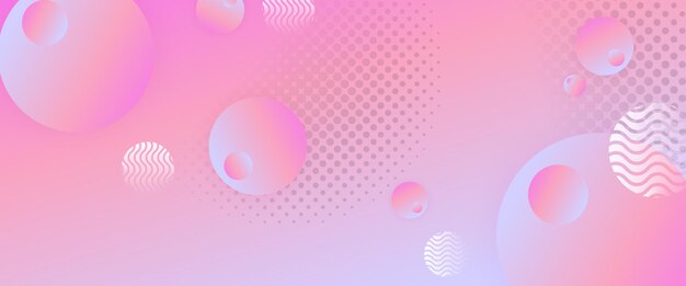 Estandarte geométrico abstracto minimalista de vector rosa azul y blanco Elemento de diseño gráfico Concepto de estilo moderno para el fondo Estandarte volante Tarjeta de papel tapiz portada o folleto