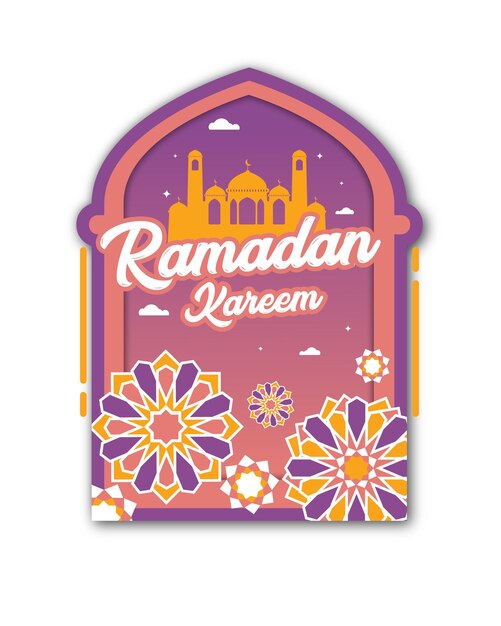 El estandarte de ramadán kareem 2