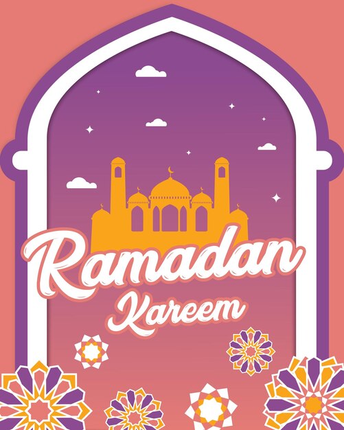 El estandarte de ramadán kareem 3