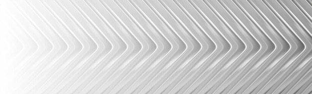 Estandarte tecnológico blanco gris con flechas plateadas brillantes