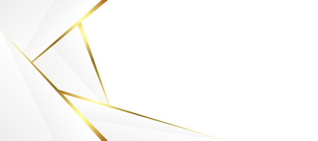 Estandarte de textura de mármol blanco y dorado abstracto
