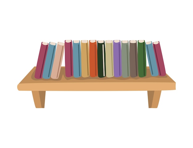 estante con icono de muebles de libro