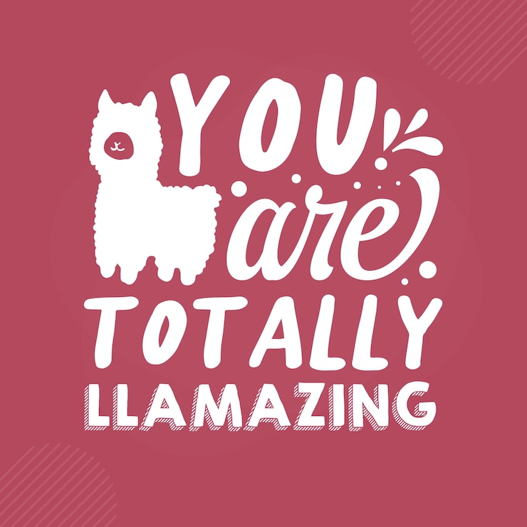 Vector estás totalmente llamativo letras a mano premium vector design