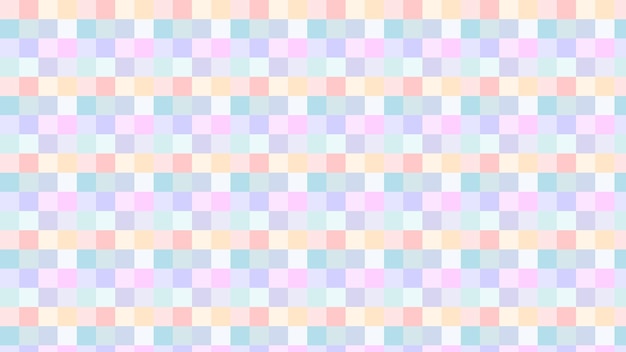 Estética linda pastel azul rosa púrpura y amarillo damas gingham plaid multicolor tablero de ajedrez ilustración de fondo perfecto para telón de fondo papel tapiz cubierta
